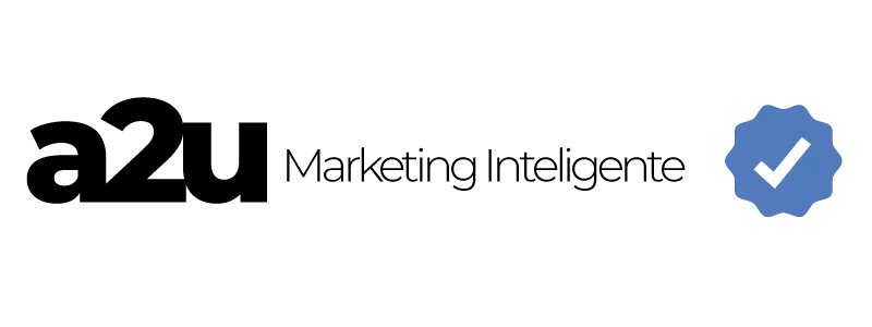 Logotipo da A2U Marketing Inteligente, agência especializada em marketing digital, automação e estratégias de vendas.
